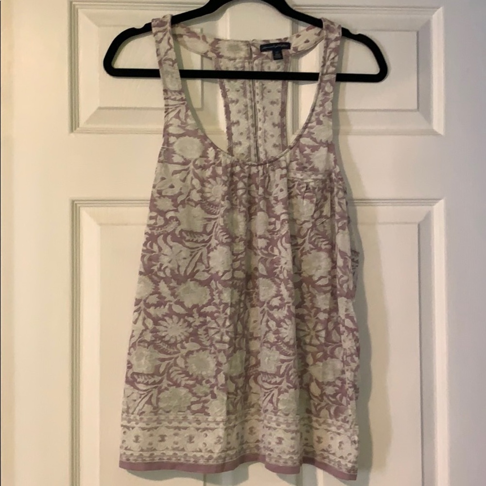 American Eagle detailed racer back tank size L